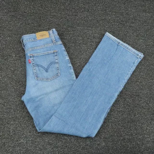 Levis 512 Jeans Womens Size 8 Blue Slimming Boot Cut Denim Medium Wash Ladies
