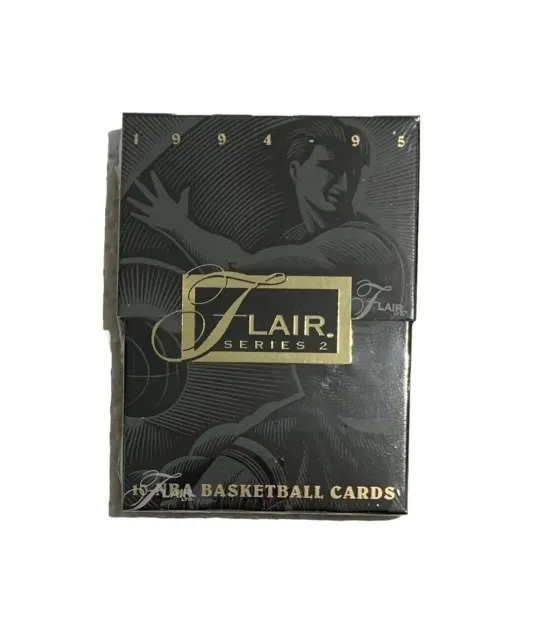 Hobby Pack 1994-95 Fleer FLAIR SERIE 2 NBA Basketball 10 Card SEALED - JORDAN 45