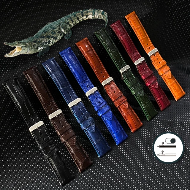 Classic Crocodile Leather Watch Wristband L8.111.7.87.2_K0007987 main image 0