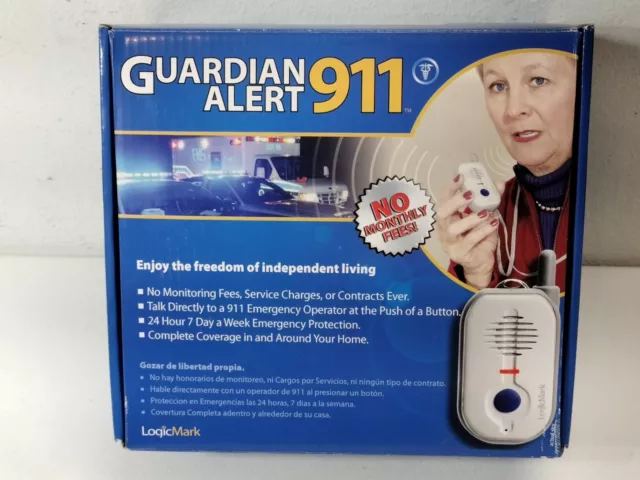 Guardian Alert 911 Full System with Voice Pendant LogicMark 30911