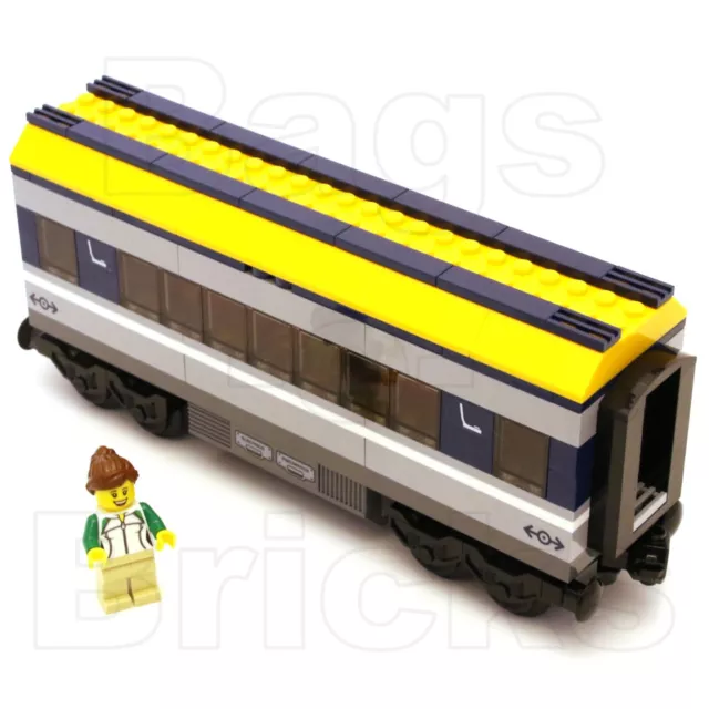 Lego Zug Stadt Personensitzwagen Eisenbahnwagen ab 60197 NEU