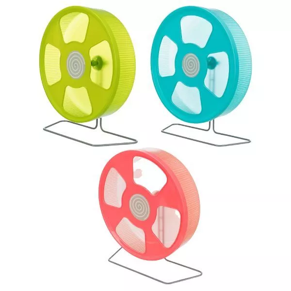 Trixie Large Exercise Hamster Wheel Plastic Small Rodent Free Standing 20cm 28cm