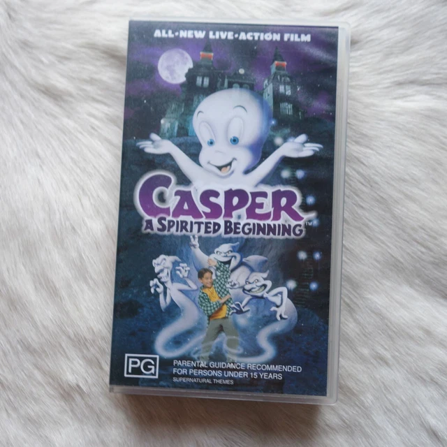 CASPER A SPIRITED Beginning 1997 Casper VHS Casper Video Tape Friendly