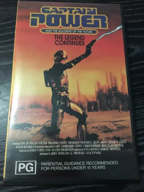 Captain Power And The Soldiers Of The Future - Legend Continues VHS TAPE (sci-fi