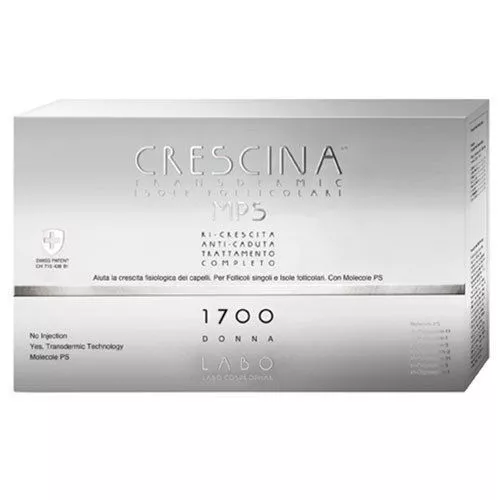 LABO CRESCINA TRANSDERMIC MPS ISOLE FOLLICOLARI TRATT COMPL 1700 Donna10+10Fiale