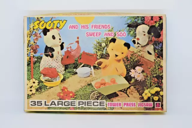 Vintage Sooty & Sweep Sue 35 Piece Jigsaw