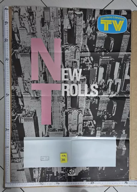 Manifesto NEW TROLLS 1984 Musica Concerto
