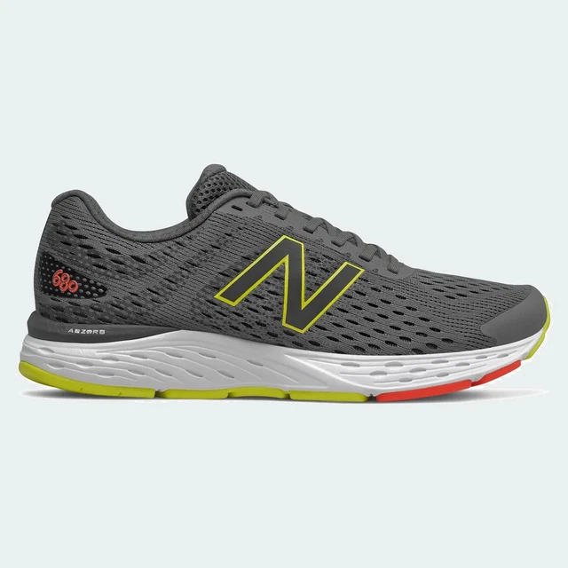 Mens New Balance 680 V6 Running Shoes - Uk Size 9 - Grey/White - M680Cp6 - New.