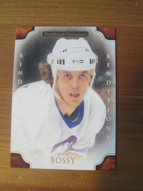 2011 Parkhurst Champions #140 Mike Bossy Islanders HOF Renditions SP ZH3