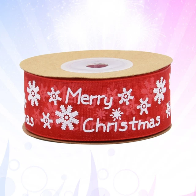 2x Diy Bowknot Bänder Weihnachten Band Geschenk Verpackung Band 3