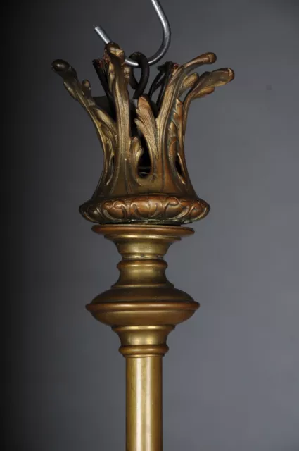 Antiker prunkvoller Kronleuchter, bronze, gold um 1880. 2