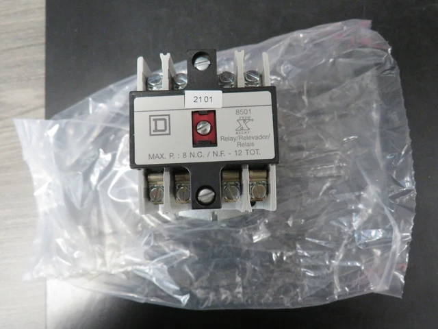 Square D 8501X044 Industrial Control Relay (New No Box)