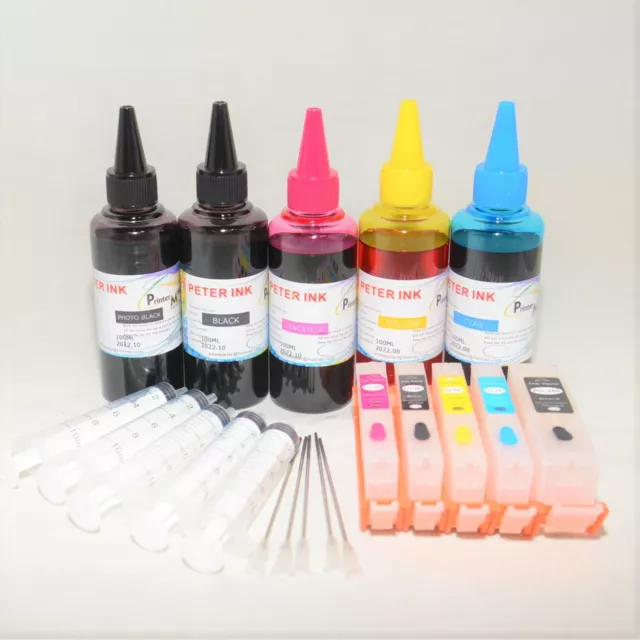 Edible refillable ink kit for Canon PGI-280 CLI-281 TS702 printer