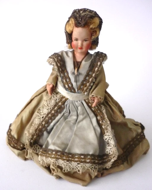 ANCIENNE POUPÉE EN celluloïde De marque bonomi Italy / VINTAGE jouet
