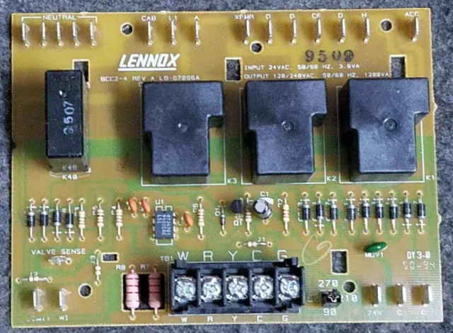 Lennox BCC2-4 Rev A LB-87086A Caldaie Controllo Scheda Circuiti 78J61