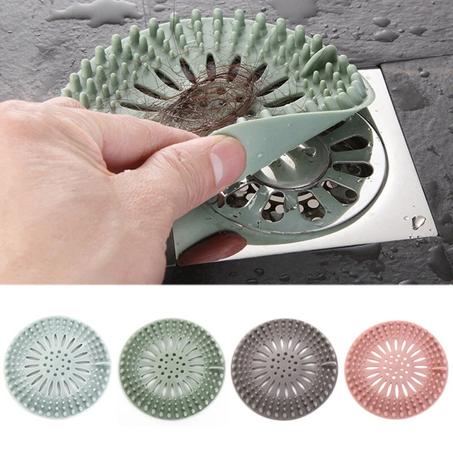 Filtro Fogna Lavello Scarico Doccia Tappo Vasca Bagno Copertura Lavello Silicone BII