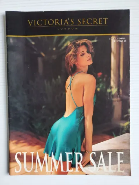 1990 WINTER SALE Victoria's Secret London Catalog Kirsten Allen Suzanne  Lanza