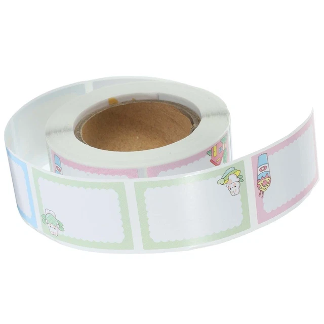 80 Etichette Impermeabili Autoadesive 10 Fogli – 6x1,5 Cm E 4x1,5 Cm, Riutilizzabili Per Barattoli E Bottiglie, Bianche