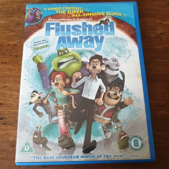 FLUSHED AWAY DVD Bonus The Super Singing Slugs Region 2 UK FREE POST 4