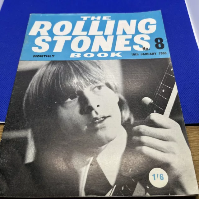 Original THE ROLLING STONES BOOK MONTHLY Magazine No.8 January 1965