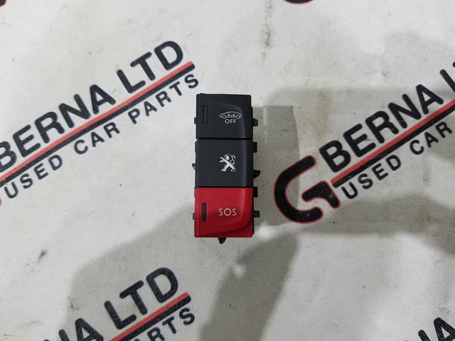 Bouton SOS/Assistance Pour Peugeot 508 - Réf. 96661587ZD - Occasion Fonctionnel
