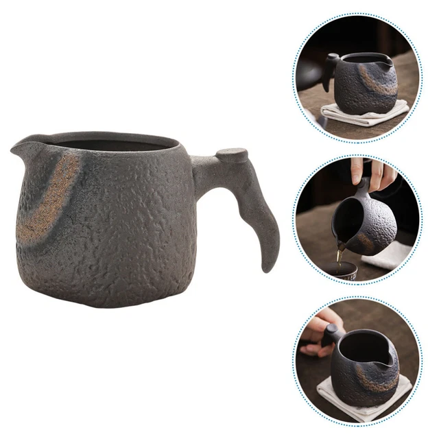 Pot À Poterie pichet gong dao bei Coupe Justice En Grès Décor Rétro Sauce