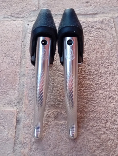 Vintage Campagnolo C-Record Delta leviers de frein col blanc