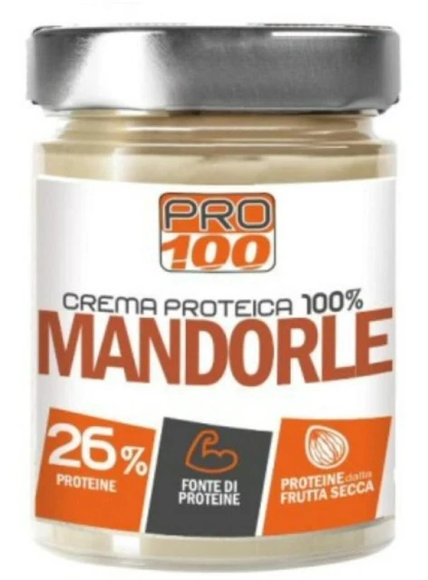 Crema 100% Mandorle Tostate Pro 100 300 gr.