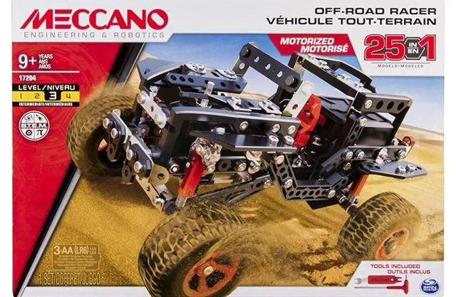 Meccano - 6037616 - Jeu de Construction - Tout-Terrain Motorisé 25 Modèles
