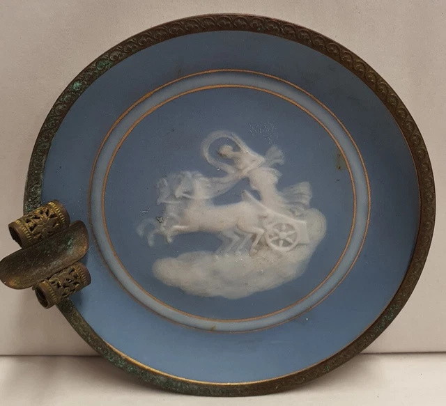 Antique Camille Tharaud Pate Sur Pate Ashtray Aurora & Chariot of Dawn c1920-29