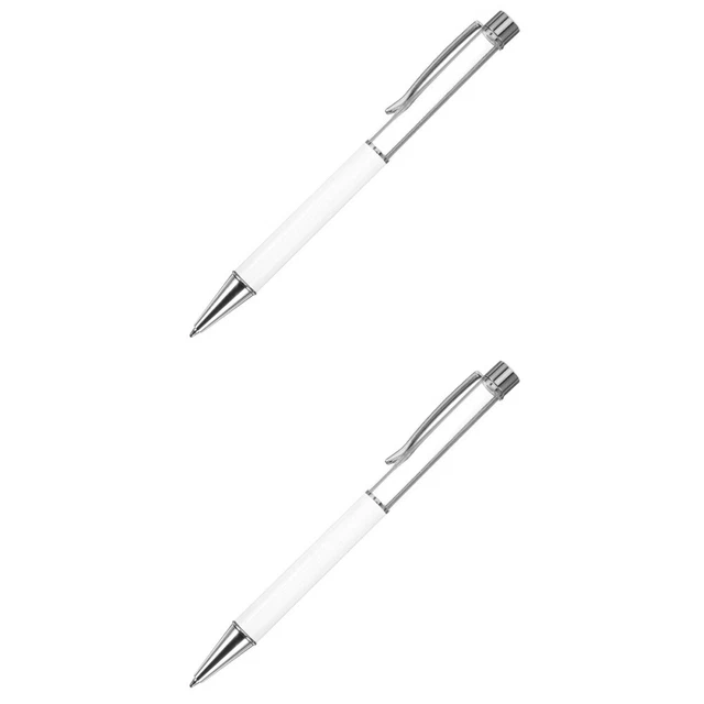 2pcs DIY Press Typ Stift Office Schreibstiftstift Stift Wärme Transfer