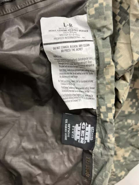 Usgi Ecwcs Acu Gen Iii Level 6 Extreme Cold/Wet Weather Jacket - Large Regular 3
