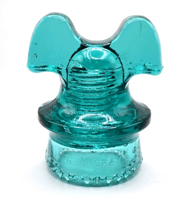 Glass Insulator - CD 257 Hemingray / Made In U.S.A. - NO.19  Micky Mouse