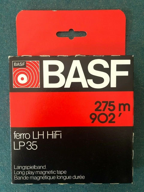 LOT DE 3 Bandes Magnetique Basf 15Cm +Boite EUR 20,00 - FR