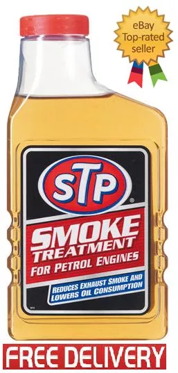 STP SMOKE TREATMENT 450ml PETROL ENGINE OIL ADDITIVE REDUCES EXHAUST SMOKE *NEW*