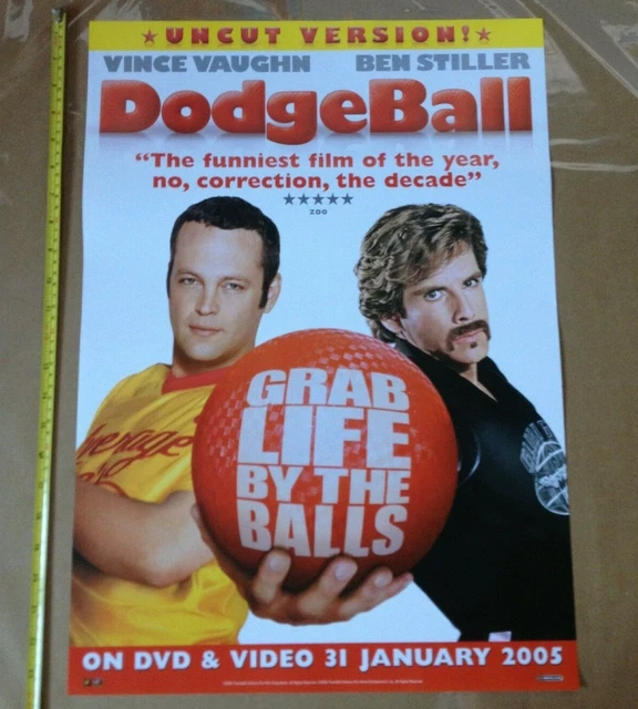 DODGEBALL BEN STILLER ORIGINAL POSTER Video Shop DVD VHS £10.00