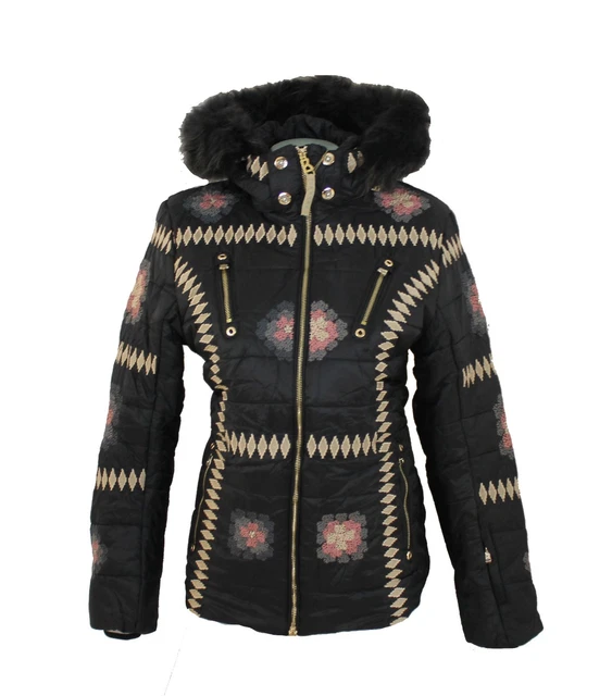 NEU BOGNER DAMEN Jacke Super Ski Jacke Schwarz Elena D KAPUZE FELL Gr. M 38 EUR 233 00 PicClick DE