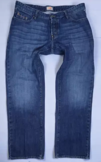HUGO BOSS ORANGE31 Men 38 X 32 Regular Fit Jeans 100%Cotton Orange 31 ...