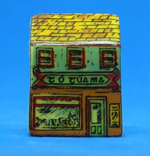 Birchcroft Miniature House Shaped Thimble -- Gaelic