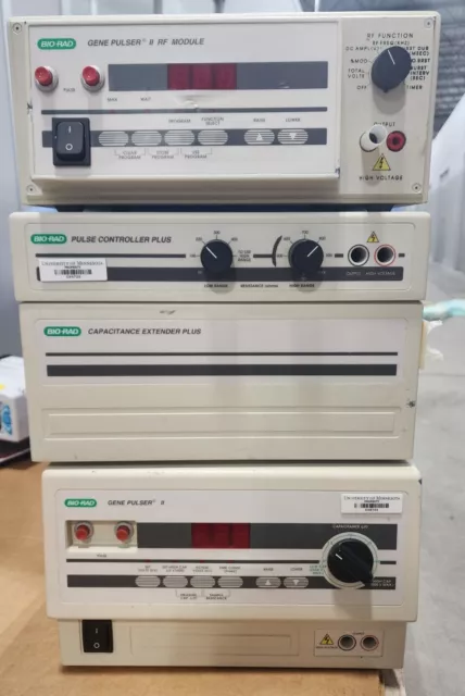 BIO-RAD Gene Pulser II, Capacitance Extender, Pulse Controller Plus, RF Module