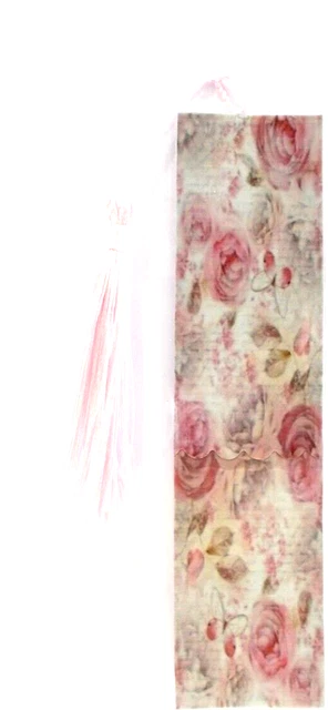 Pink Roses Vintage Unique Exquisite Laminated Bookmake Women