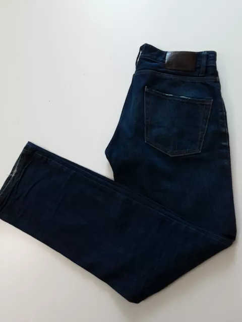 HUGO BOSS Jeans 32"W x32"L Regular Fit Orange 25 Zip fly Lake Blue £31.95 - PicClick UK
