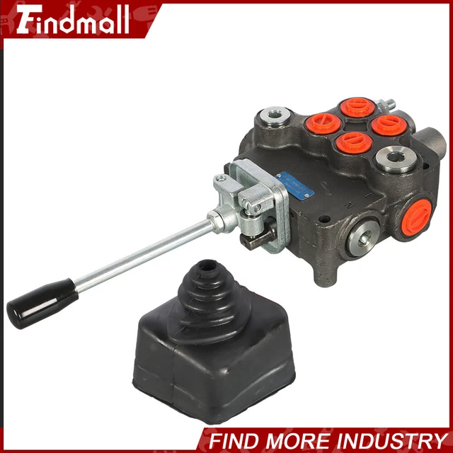 1 Spool Hydraulic Directional Control Valve, 4500 PSI Max, 13 GPM | Joystick Valve For Small Tractors, Loaders, Log Splitters