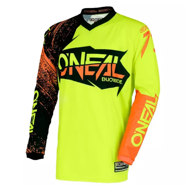 Maillot O'Neal Element Burnout Moto Cross enduro descente VTT 3