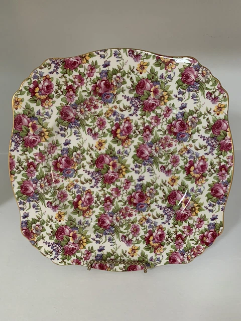 Royal Winton 1995 Grimwades LTD Summertime Made in England 10 7/8"  Dinner Plate