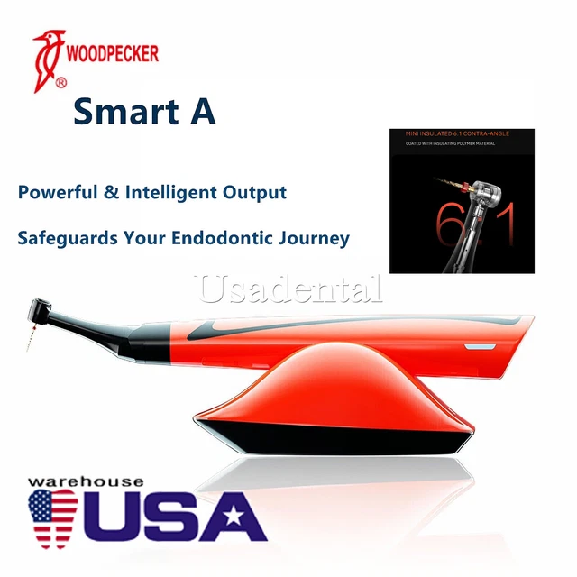 Woodpecker Smart A Brushless Endo Motor App Control 2 Modes Wireless Foot Pedal