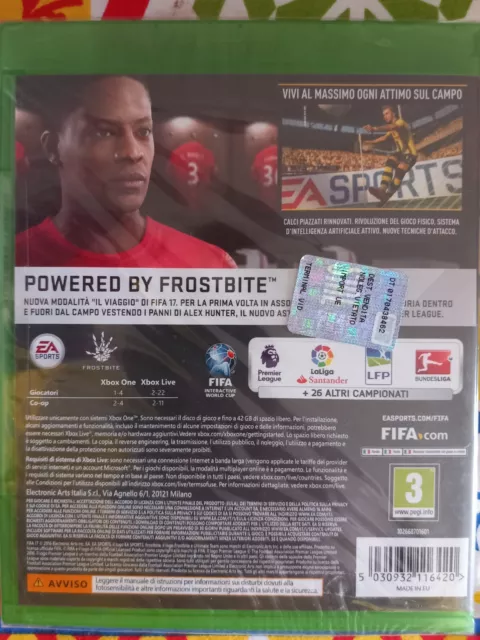 Xbox One Fifa 17 (Edizione Italiana)(Nuovo Sigillato) 2