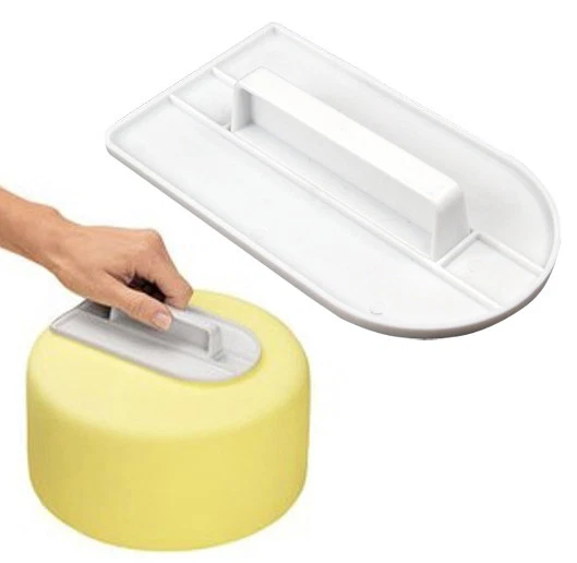 Cake Smoother Decoración Pulidor Glaseado Sharp Borde Cocina Utensilio Modelado