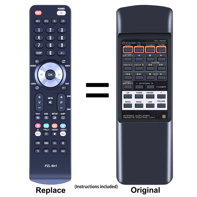 Remote Control AXD7559 For Pioneer Integrated Amplifier A-A9MK2-K – New Replacement