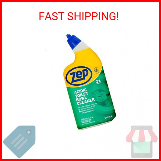 ZEP ACIDIC TOILET Bowl Cleaner, 32 Oz, White, Wintergreen 8.80 PicClick